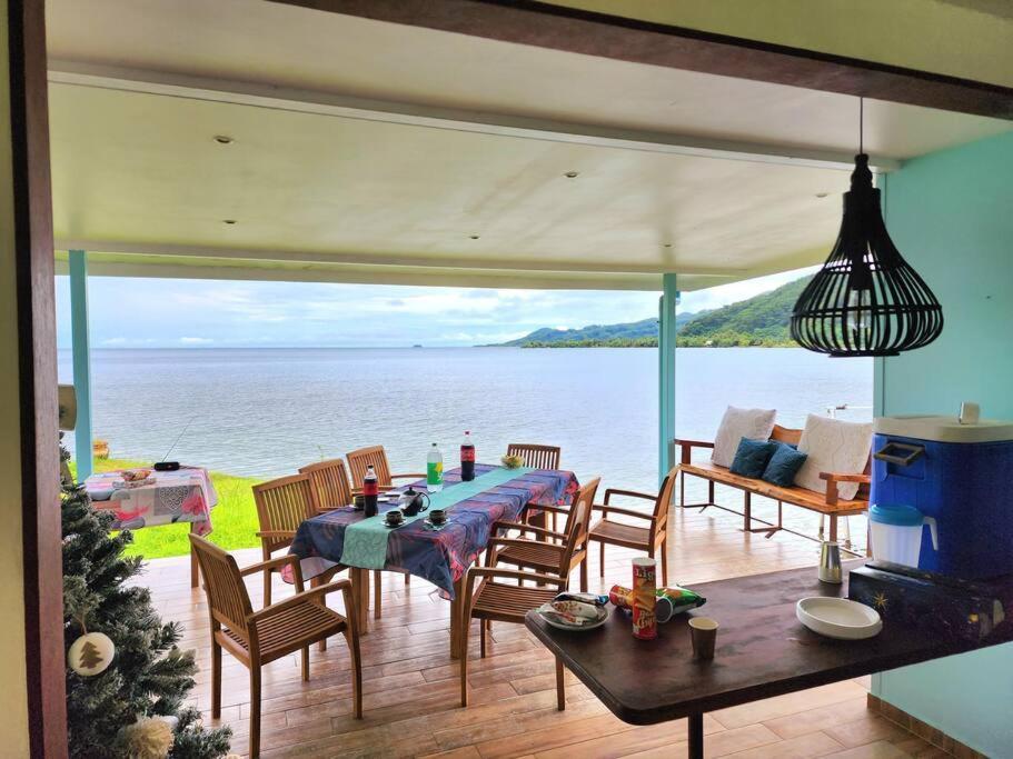 Taputapuapea Duplex En Bord De Mer Fare Tahitea Pension מראה חיצוני תמונה